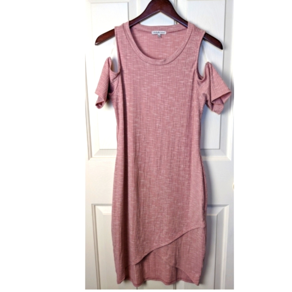 Charlotte Russe cold shoulder asymmetrical dress